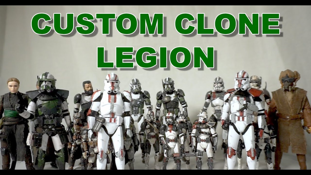 ИНДИВИДУАЛЬНАЯ ВИТРИНА: Мой дизайн фигурки клона-солдата OC LEGION! (333rd Legion) — обзор Rustbelt