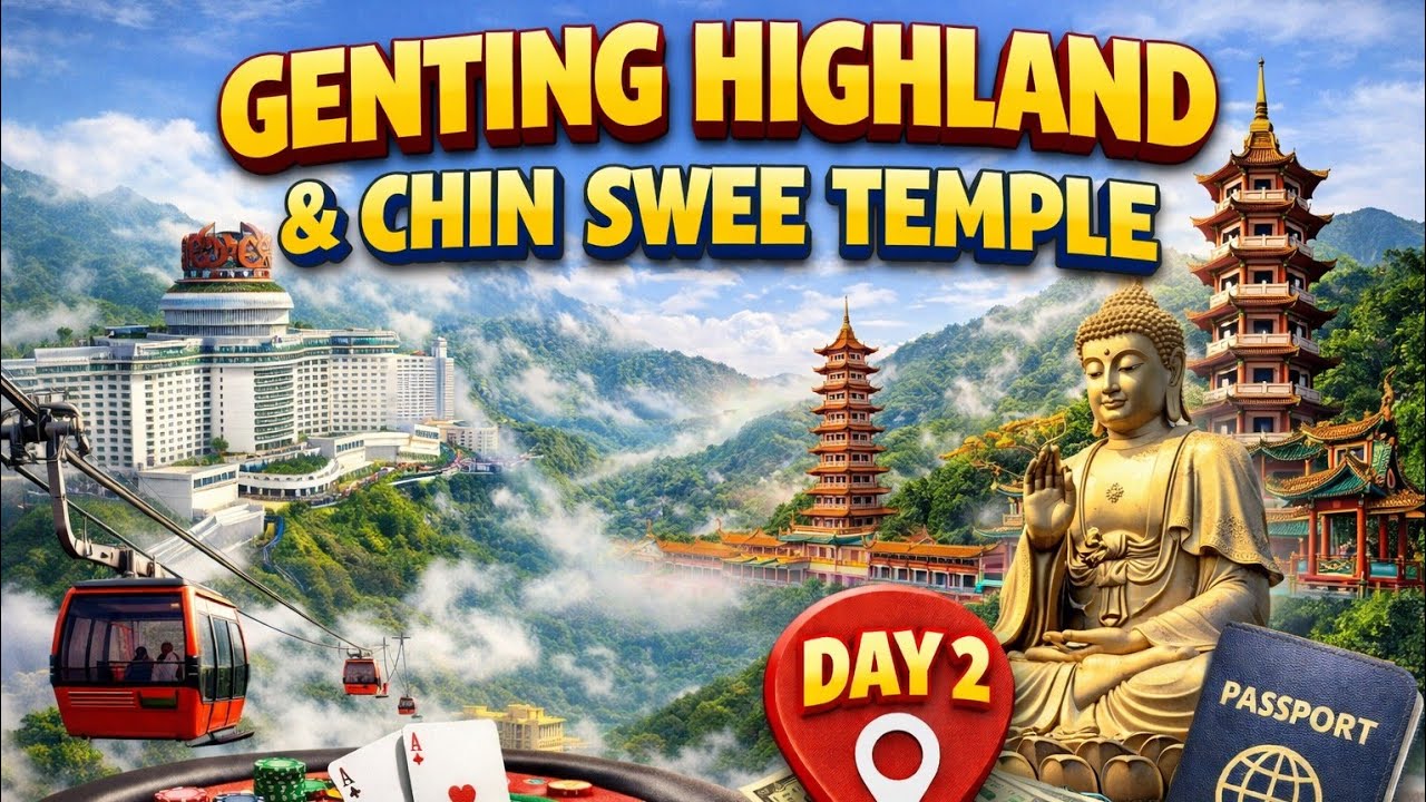 Day 2 in Genting Highlands 🇲🇾 | Cable Car, Theme Park & More