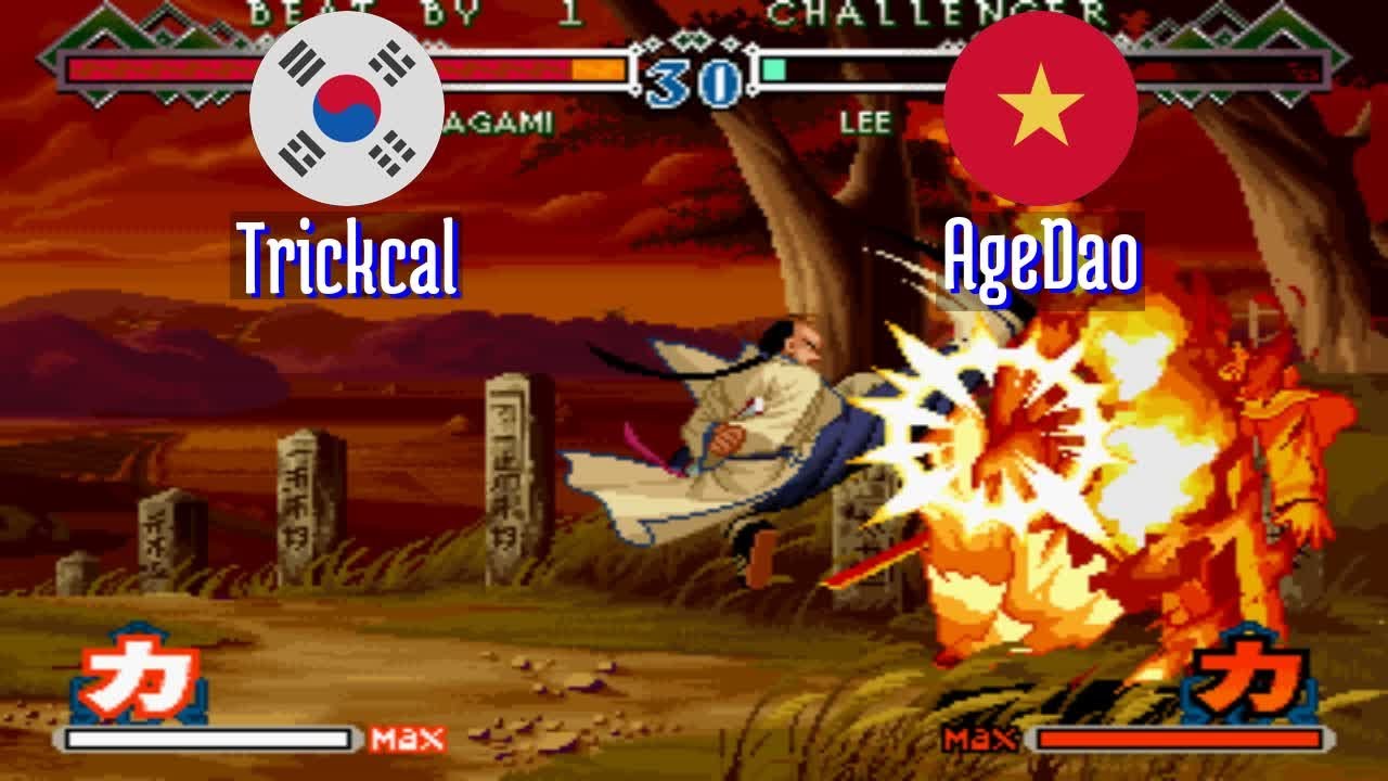 FT5 @lastbld2: Trickcal (KR) vs AgeDao (VN) [The Last Blade 2 lastbld Fightcade] Feb 26