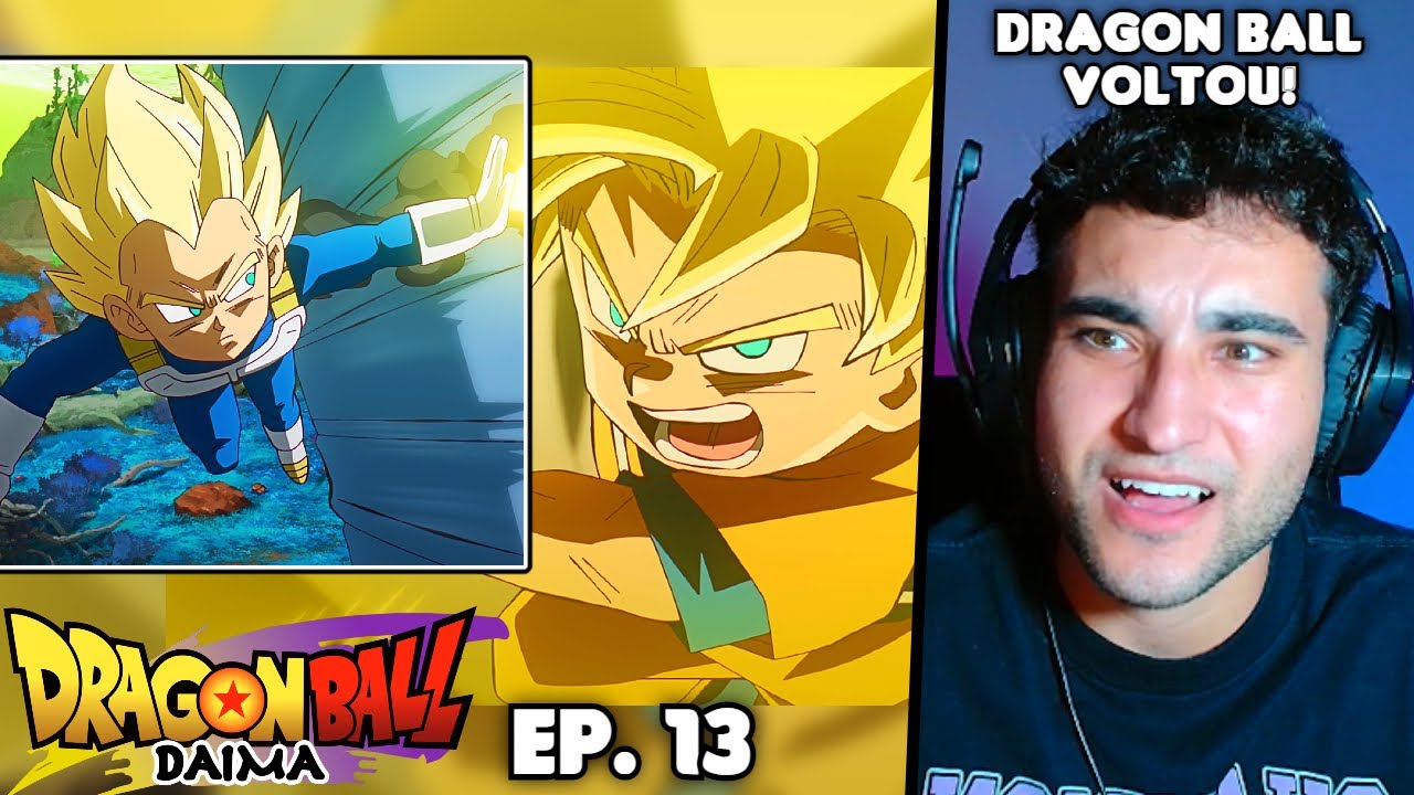GOKU E VEGETA VS GIGANTES!!! React Dragon Ball Daima EP. 13