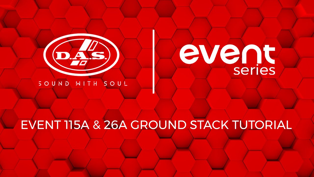 ENG - Event-115A & 26A Line Array Ground Stack Tutorial