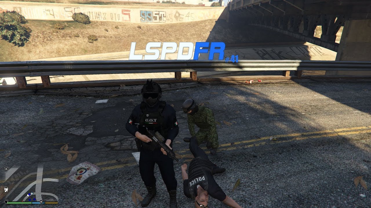 FUERTE BALACERA|GRUPO DE OPERACIONES TACTICAS G.O.T   #lspdfr #gta5  #gtav #chiapas