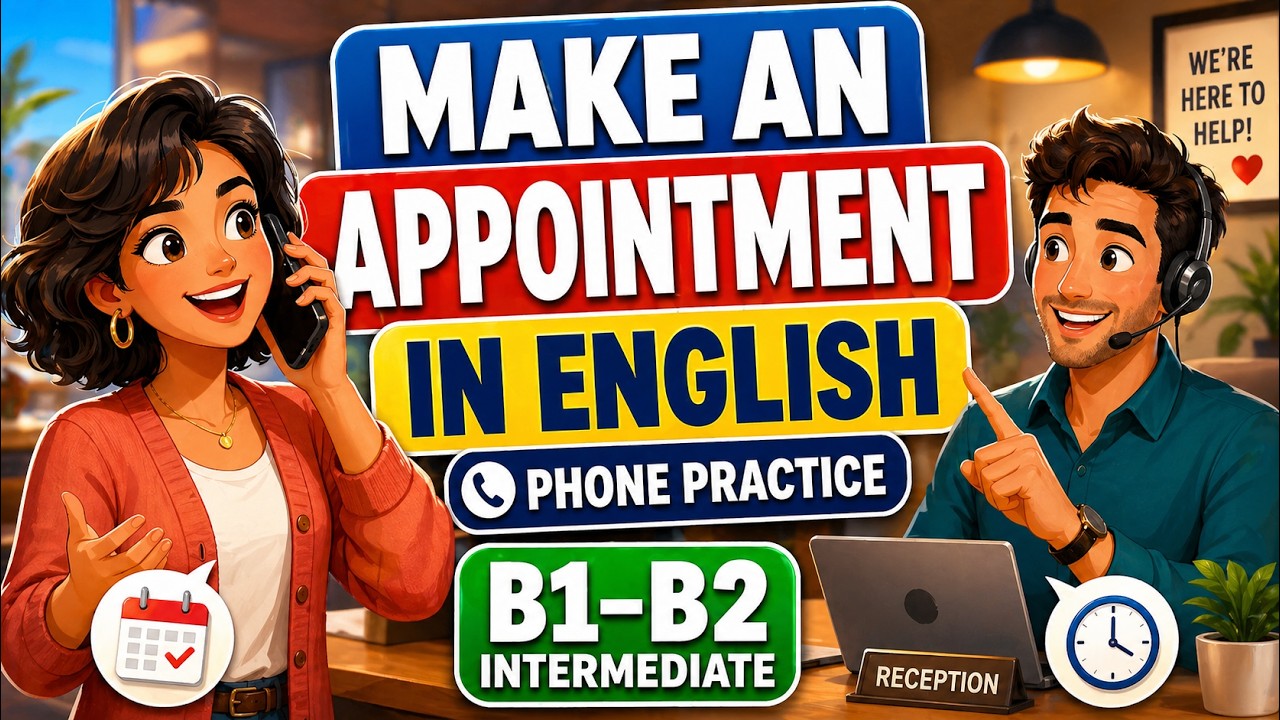 📞 Calling to Make an Appointment – Intermediate English Listening & Speaking Practice