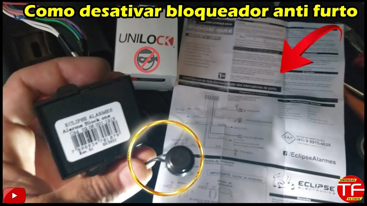 Como desativar o bloqueador anti furto do carro