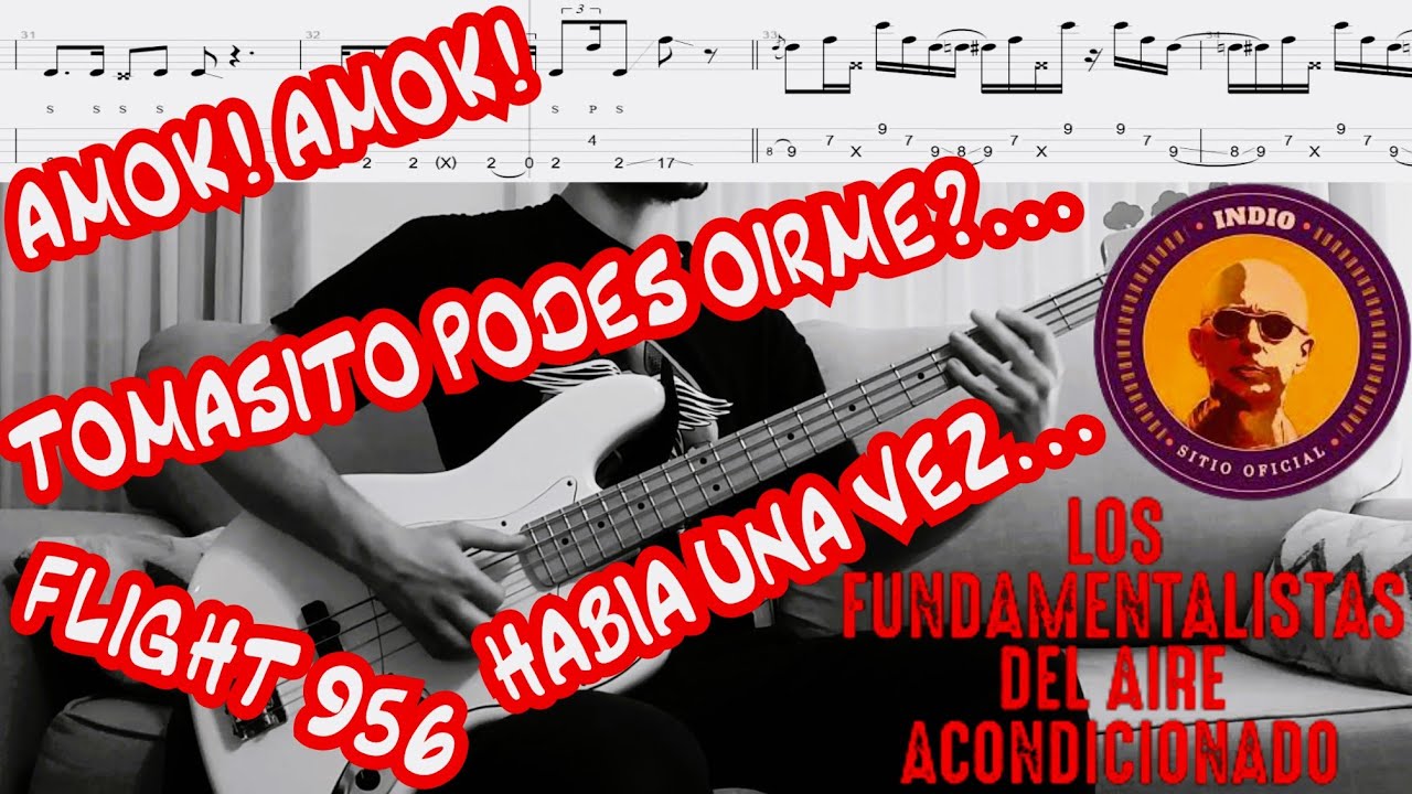 Indio Solari y Los Fundamentalistas - Sus Mejores Temas en el Bajo: TABs Originales + Cover de Bajo