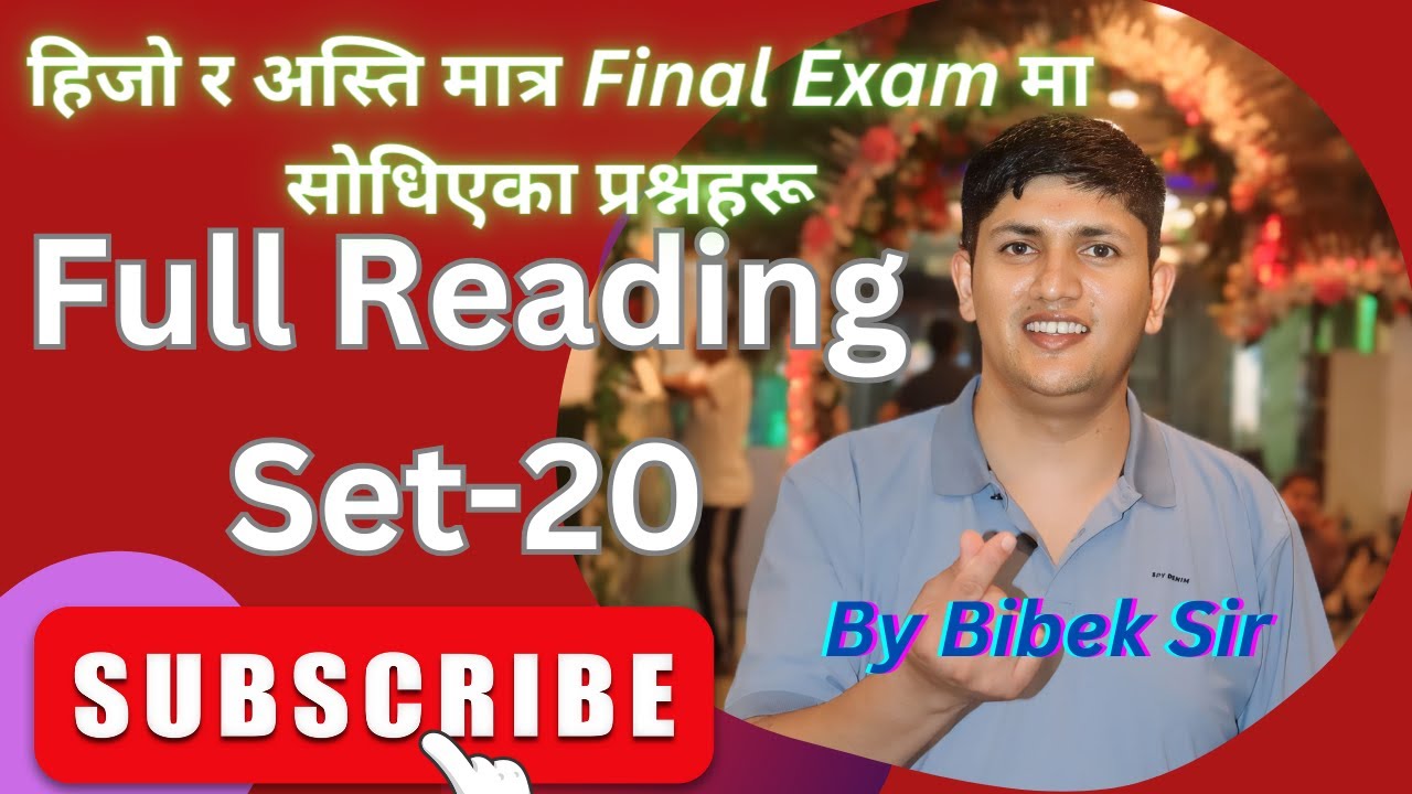 Full Reading set -20 // By Bibek Sir // #koreanlanguagelearning #koreanvasa