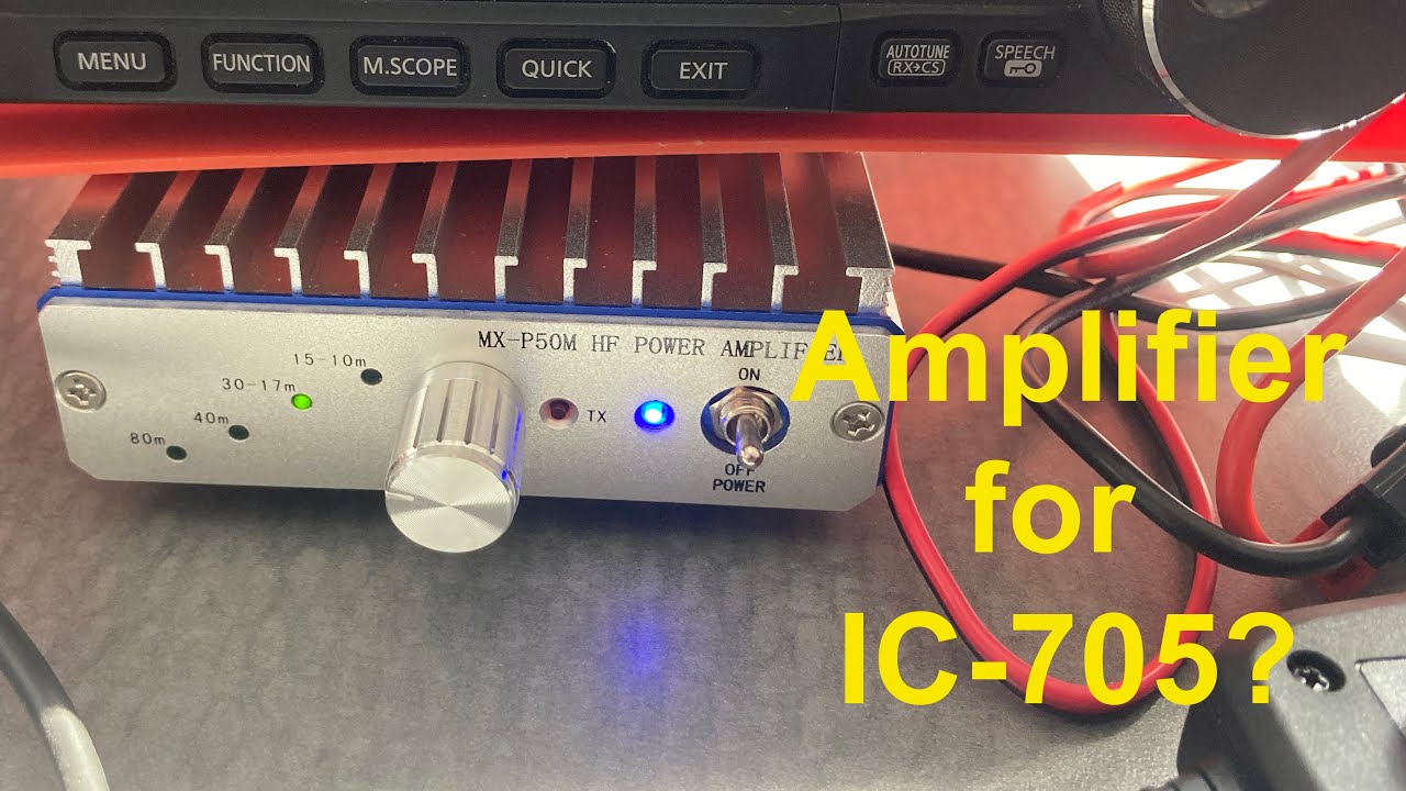 Unboxing MX-P50M HF amplifier for QRP Radios