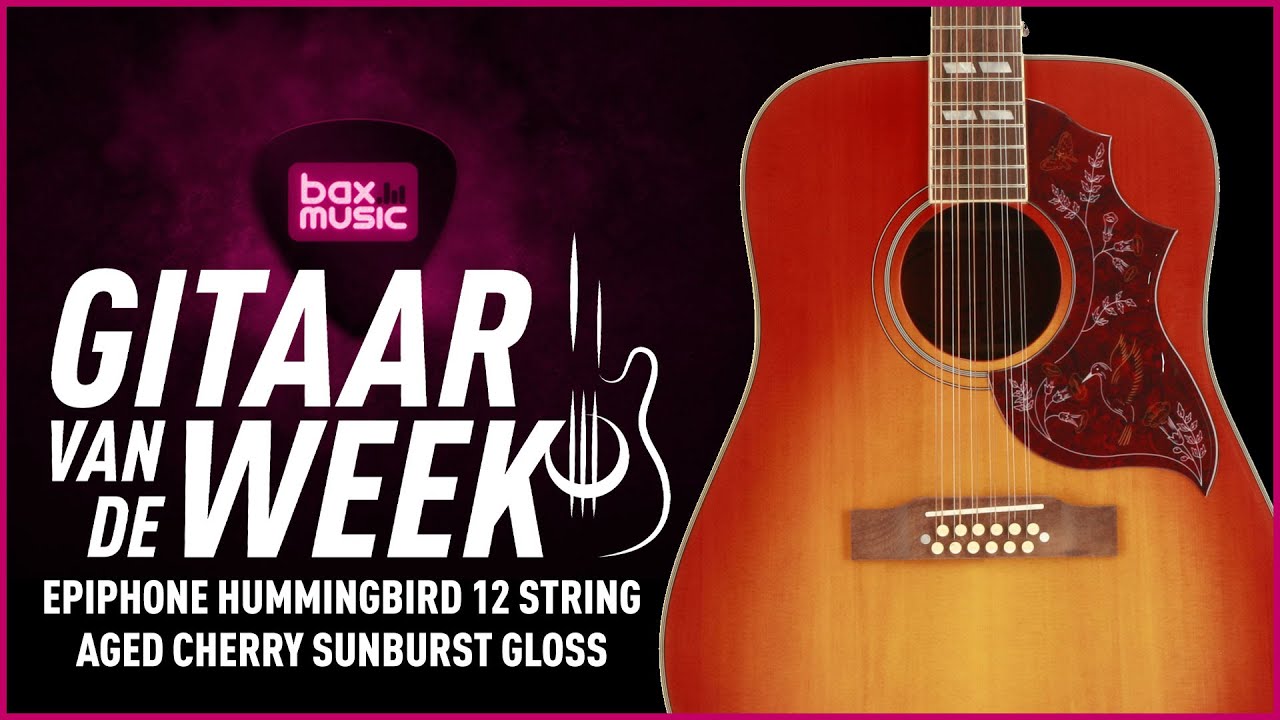 GVDW Epiphone Hummingbird 12 String I Bax Music