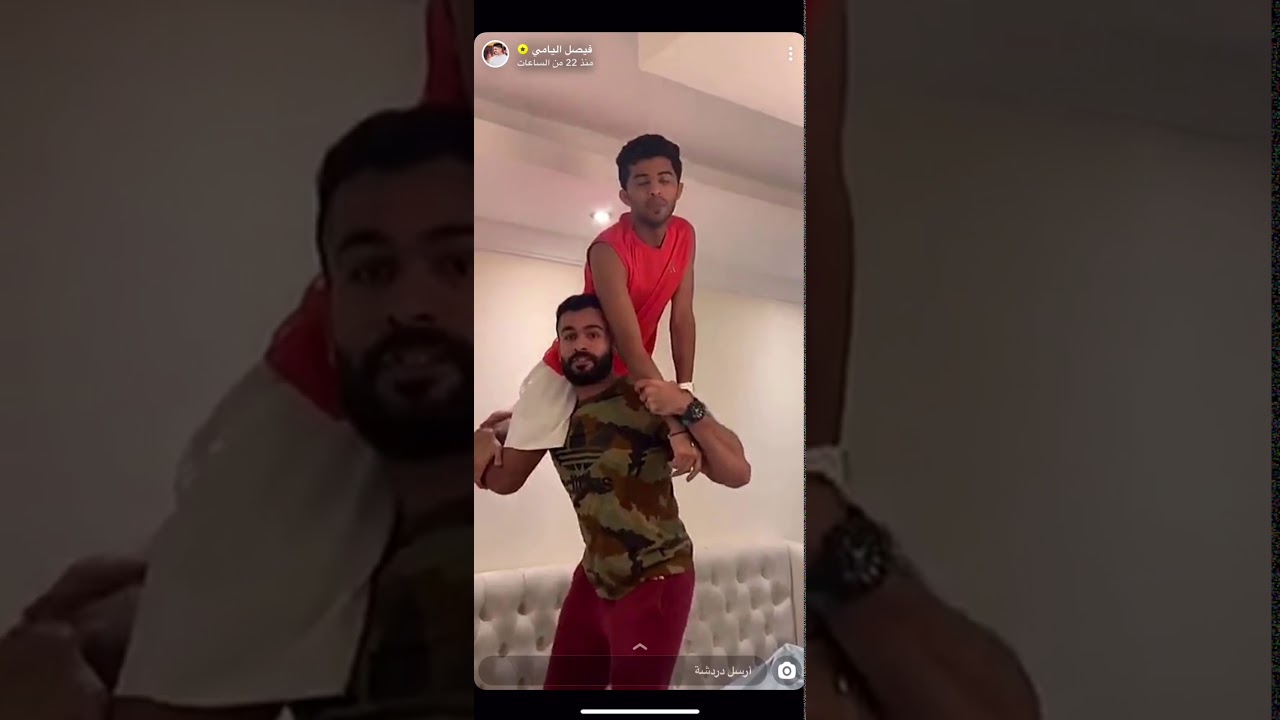 سنابات احمد البارقي فيصل اليامي مره ضحك😂