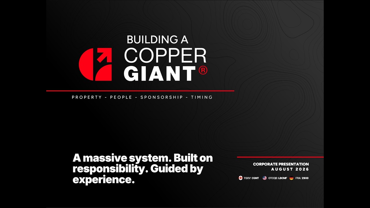 Copper Giant Resources (OTCQB: LBCMF | TSXV: CGNT) : Virtual Investor Conferences