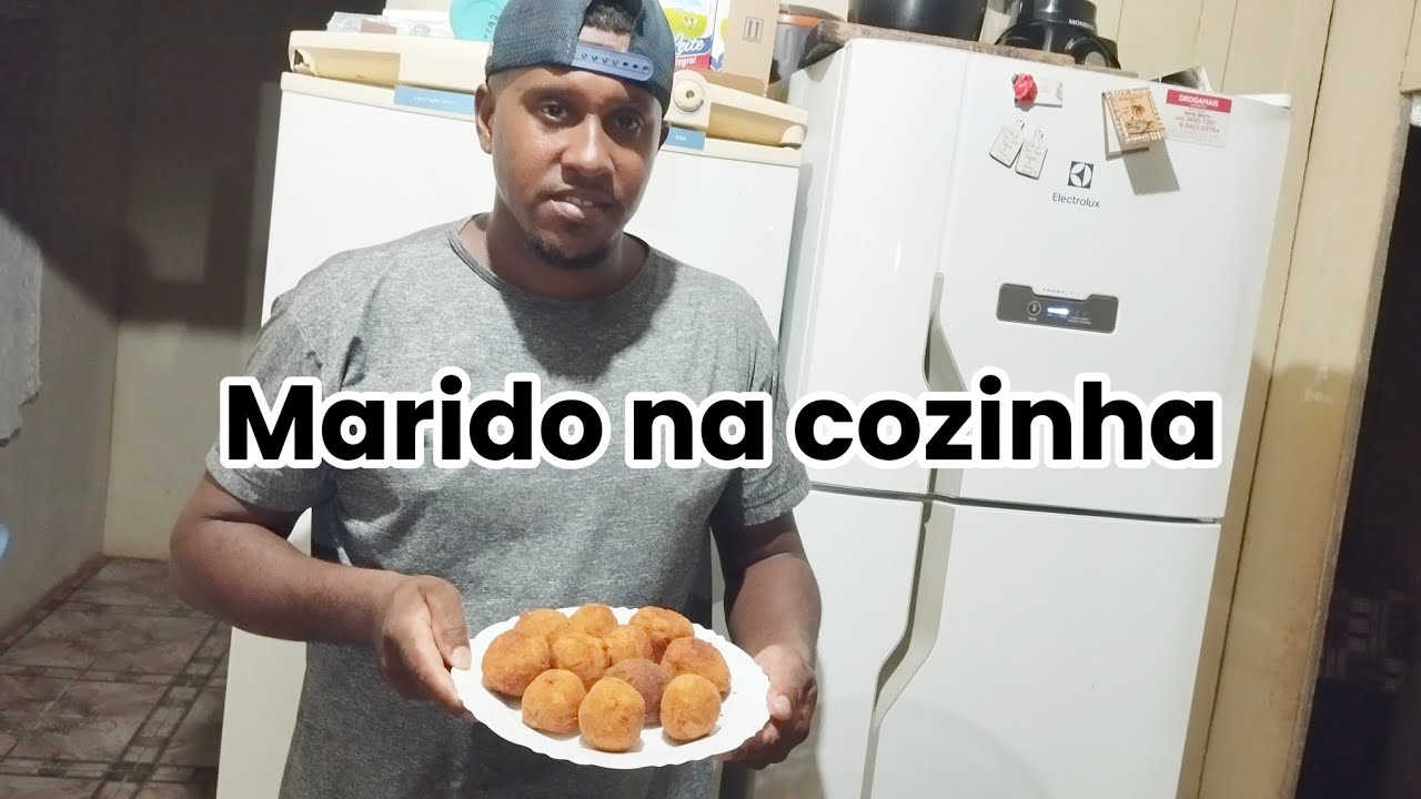 Meu marido fez salgado de batata com frango e queijo 😋🥰