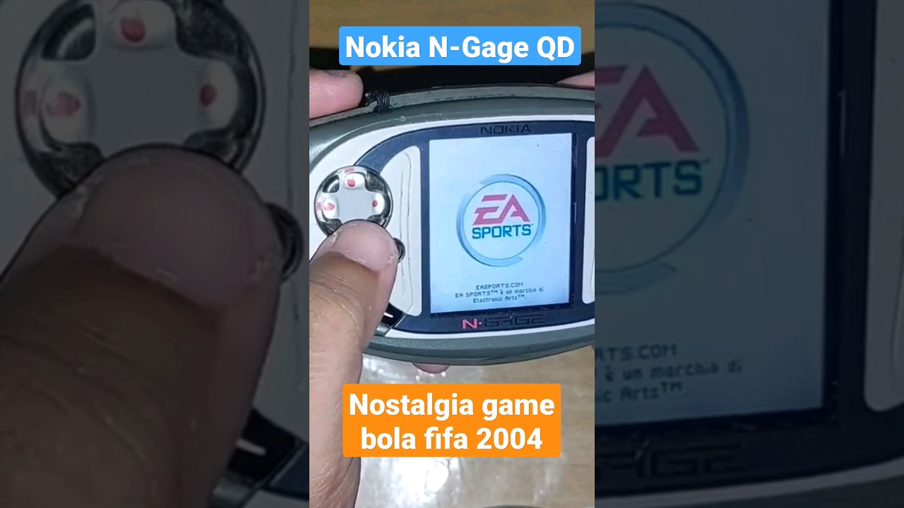 nokia n-gage qd | game nostalgia fifa 2004 #nokia #shorts