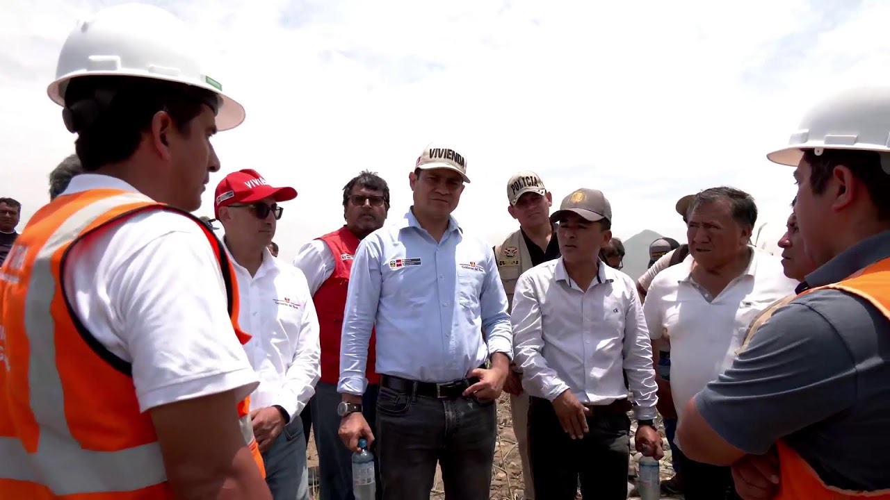 MINISTRO DE VIVIENDA SUPERVISA LOS TRABAJOS ANTE LA EMERGENCIA POR LLUVIAS