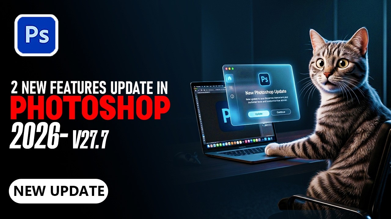 2 New Features Update in Photoshop Beta v27.7 2026