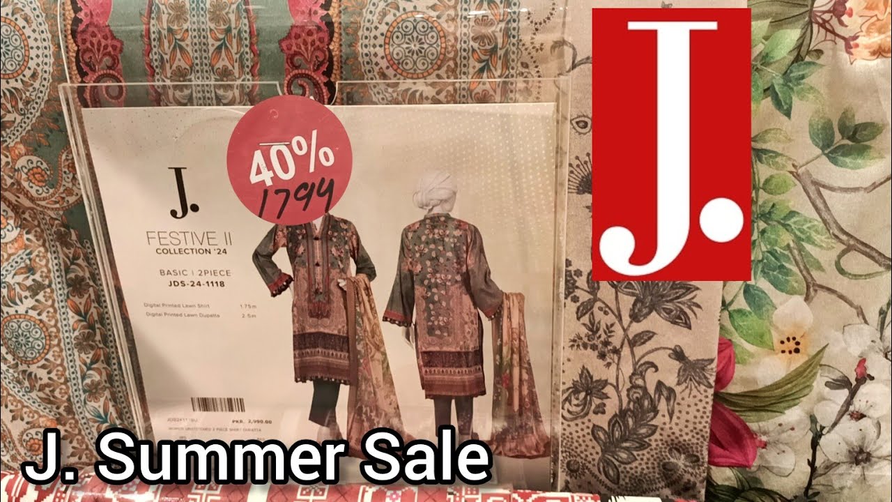 J. Junaid Jamshed Summer Gala Sale Flat 50% OFF