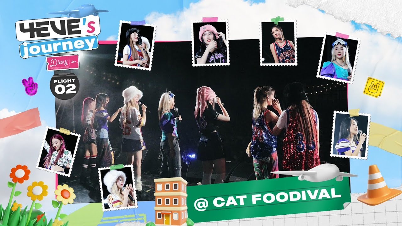 4EVE's Journey Diary EP.02 | 4EVE at CAT FOODIVAL 2023  มันส์  จอย สุด ๆ [ ENG SUB ]