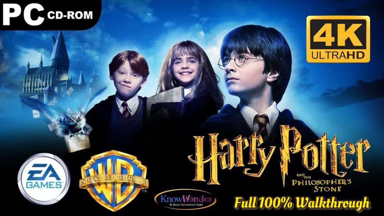 Harry Potter and the Philosopher's Stone [PC] Full 100% Walkthrough - 4K60ᶠᵖˢ UHD