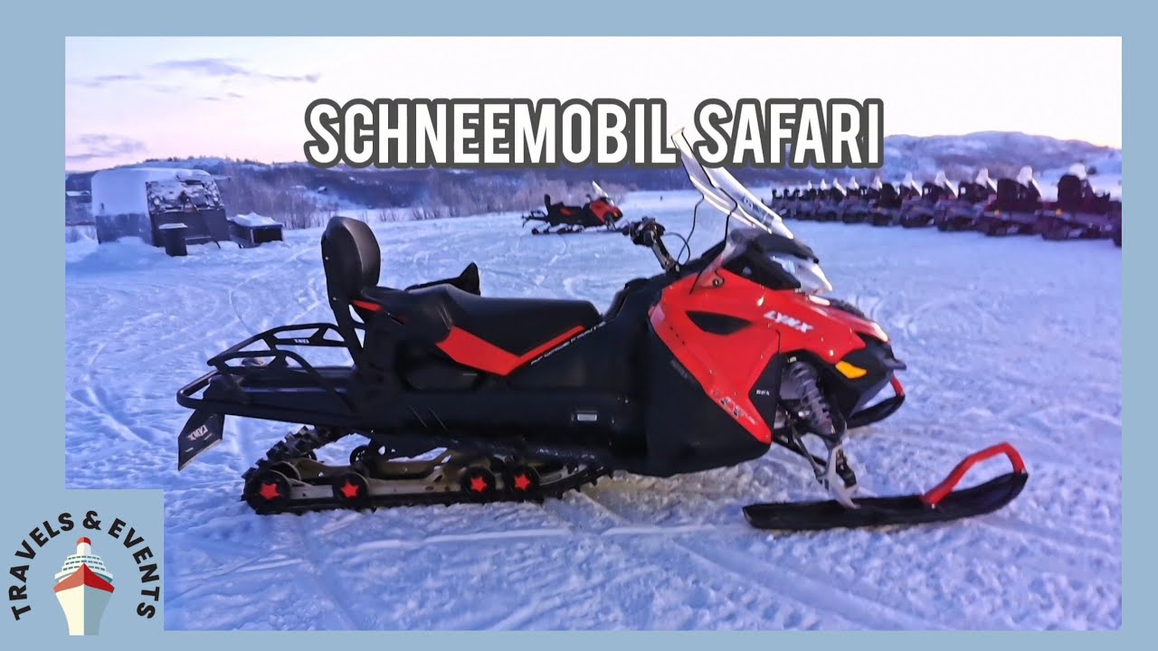 Schneemobil Safari Kirkenes - Hurtigruten Ausflug 7C #kirkenes #schneemobil #snowmobile