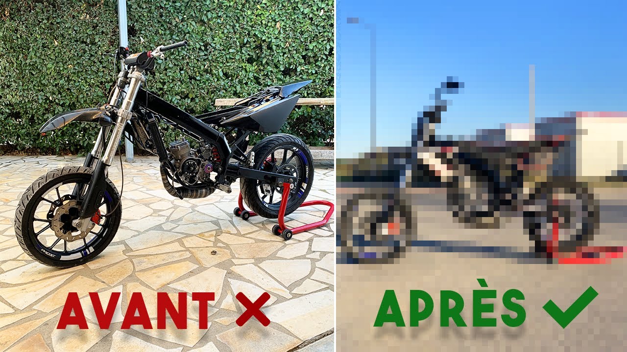 TRANSFORMATION DU DERBI RACING EN 80 BIDALOT (et j'étais pas prêt)