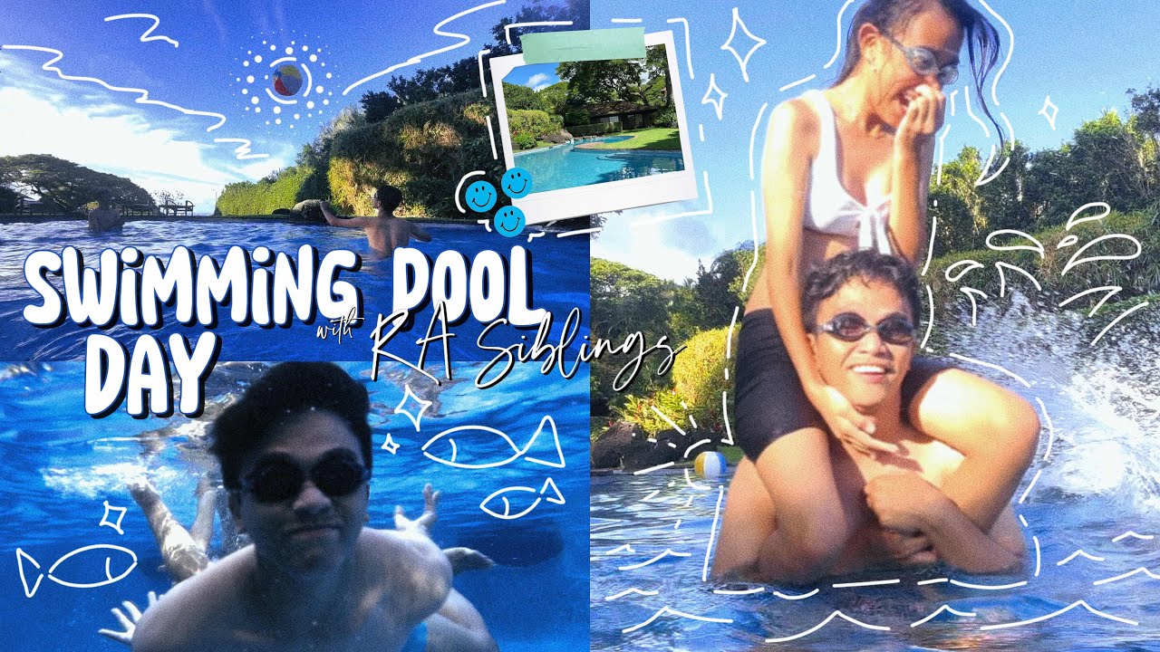 Swimming Pool Day with RA Siblings (Son-jaeaaA~) | Reignzel's Vlog # 52