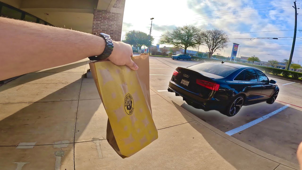 POV: Bagel Run in a LOUD Audi S6 (4K)