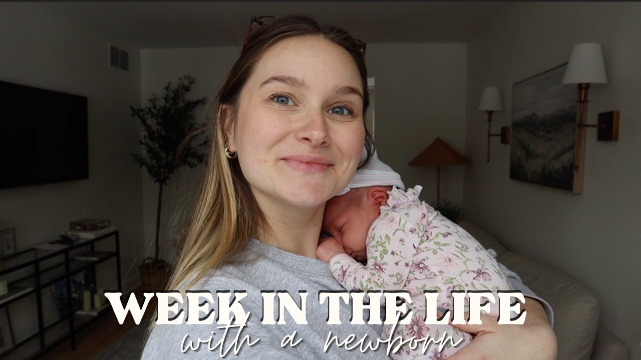 WEEKLY VLOG WITH A NEWBORN! Getting into a Routine, Our Struggles, Chit Chatty vlog!!