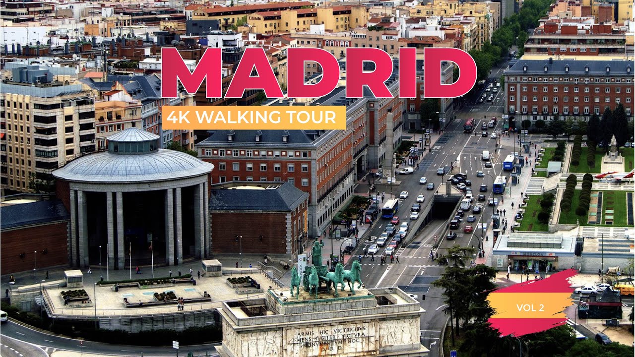 Walking Madrid 4K (Spain)| Parque del Oeste & Arg&uuml;elles | Summer 2025