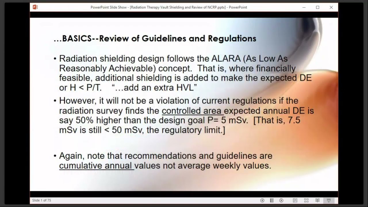 NCRP 151- Radiation Therapy Room Shielding