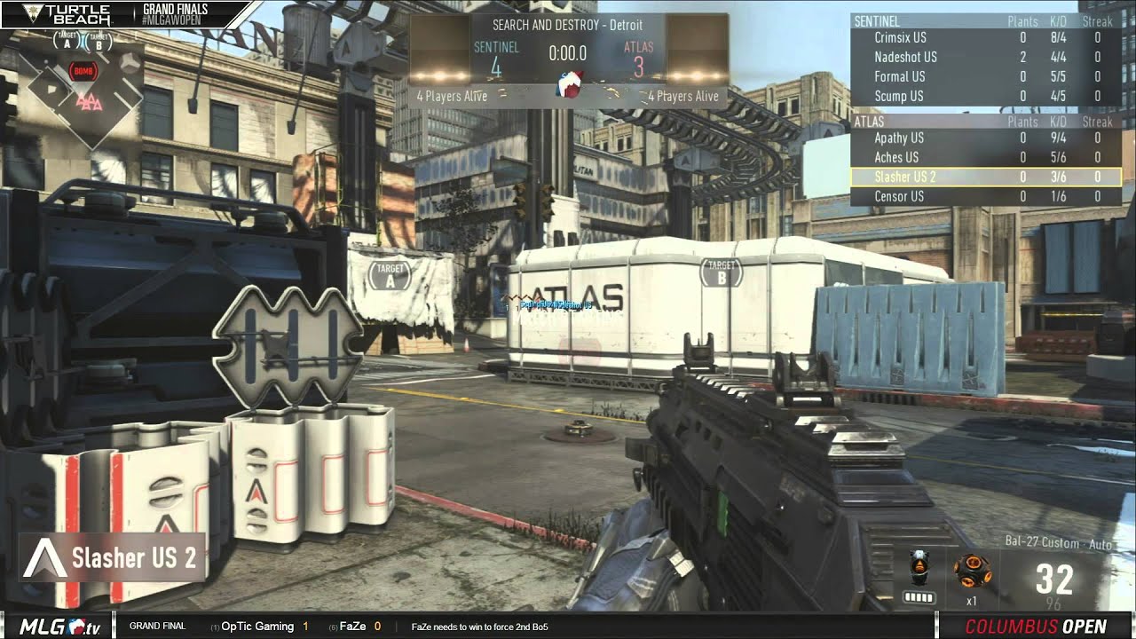 OpTic Gaming vs FaZe - Game 2 - Series 1 - Grand Finals - MLG Columbus Open