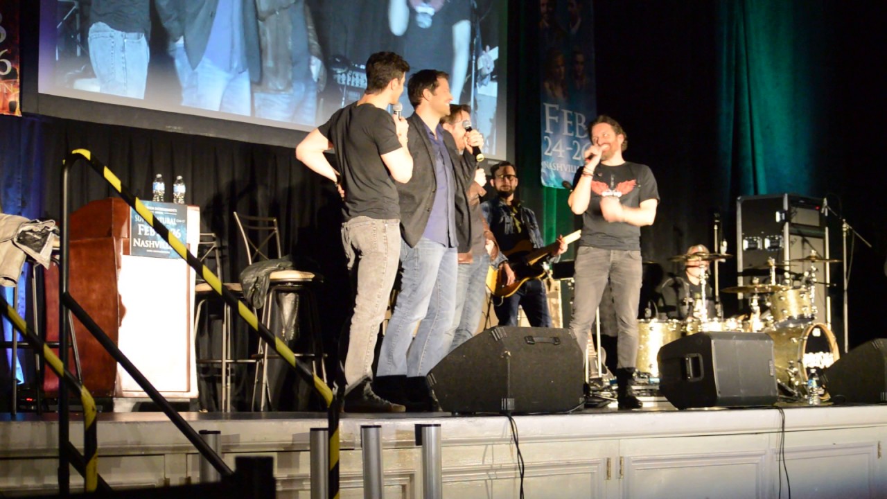 Misha Collins crashing Rich, Rob and Matt's panel at Nashville Supernatural Convention