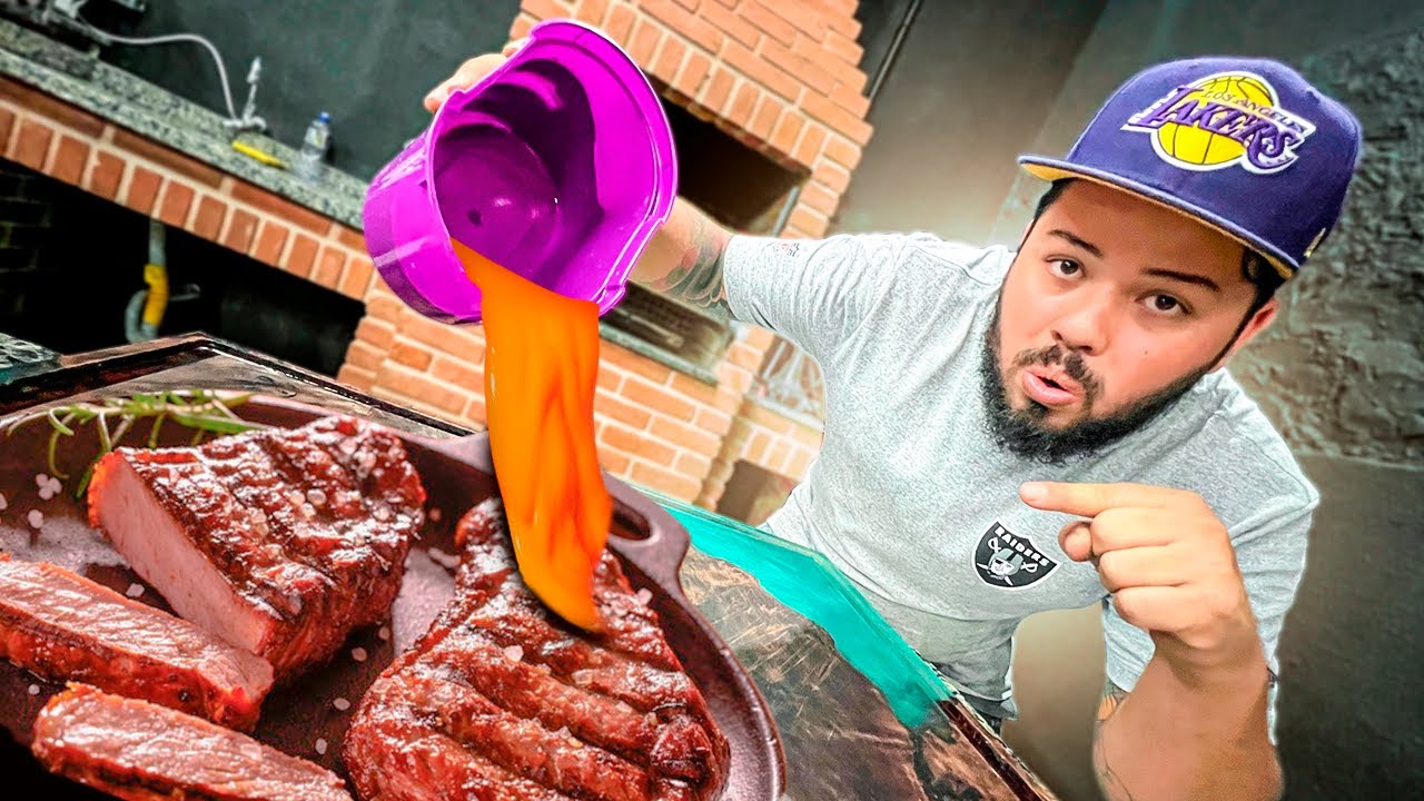 FIZ PICANHA COM CHEDDAR PROS MEUS AMIGOS