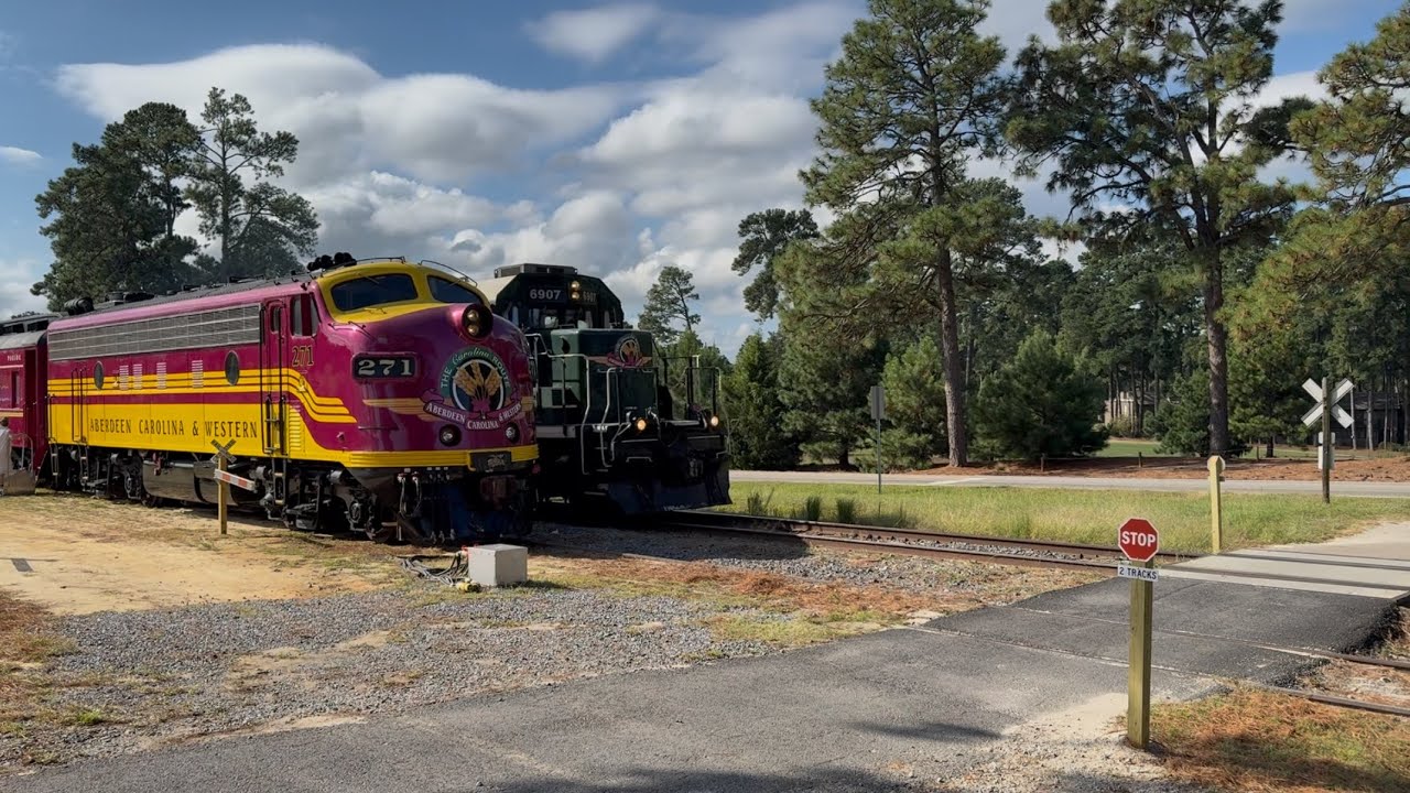 Chasing the ACWR freight train from Pinehurst to Star & more!