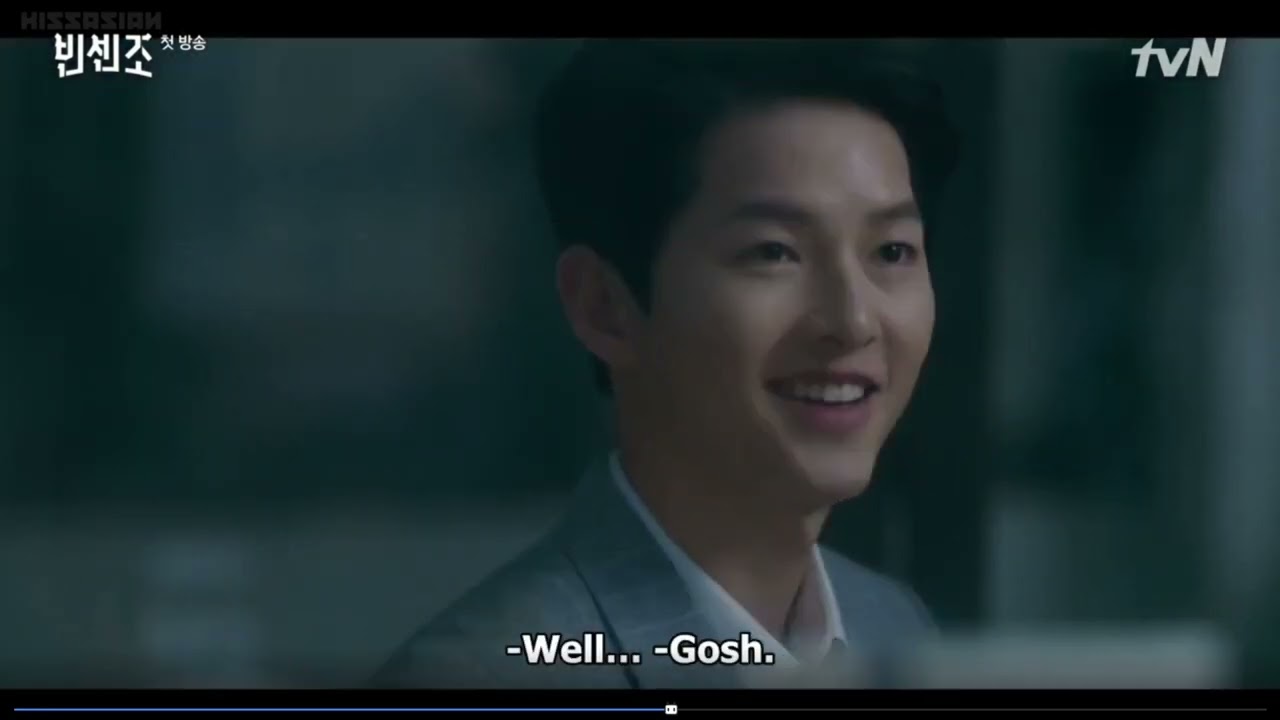 3 minutes of Vincenzo being a scared/concerned corn Salad