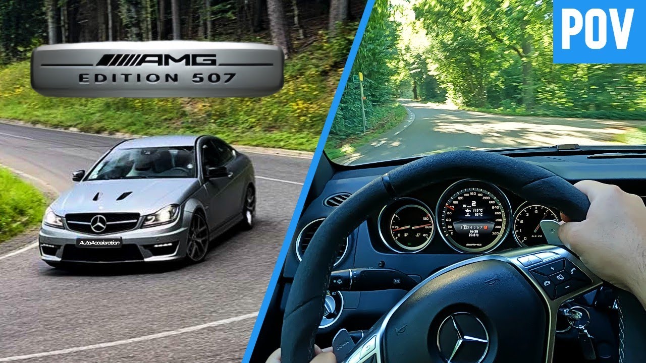 Mercedes-Benz C63 AMG Edition 507 - POV | FLYBYS | SOUND [4K UHD]