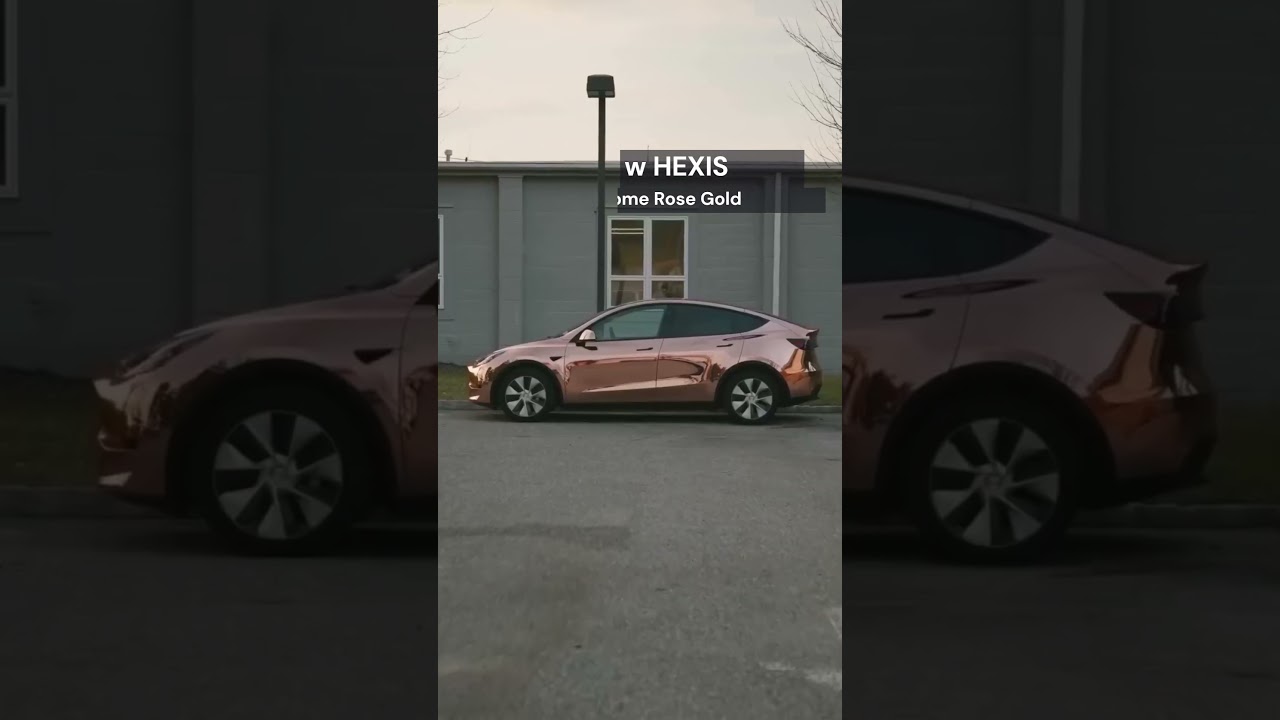 Co jest lepsze niż chrom? Rose Gold Chrome! #carwrapping #hexis #superchrome