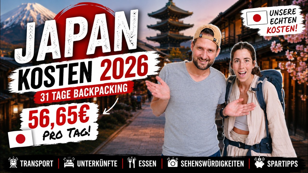 Japan Reise 2025: Was kostet ein Urlaub wirklich?💸  | Alle Infos zu Japan Kosten 2025