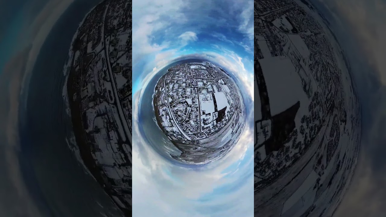 Snowy Fraserburgh in the form of a globe 🌎🏴󠁧󠁢󠁳󠁣󠁴󠁿 