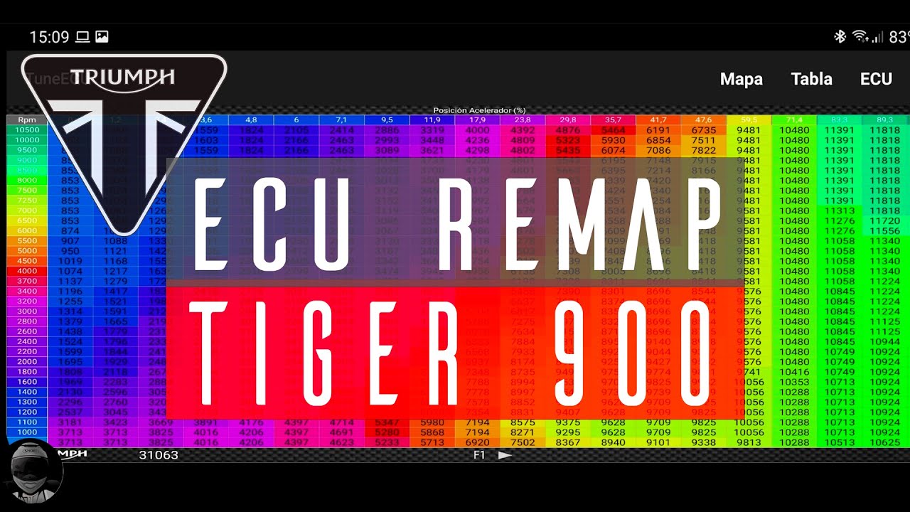 💻👨‍💻FULL ECU REMAP - TRIUMPH TIGER 900🔥 с TUNE ECU