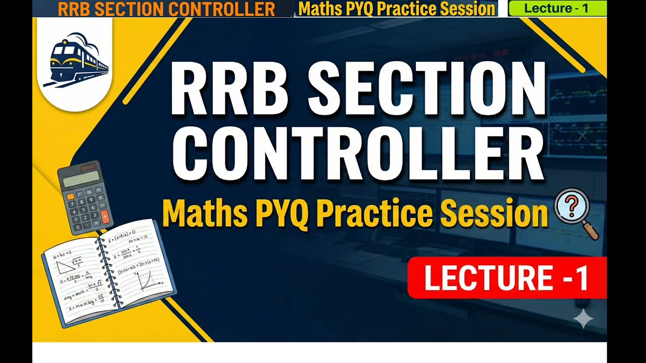 RRB Section Controller Maths Practice Session | Peak Potential Academy #rrbsectioncontroller 