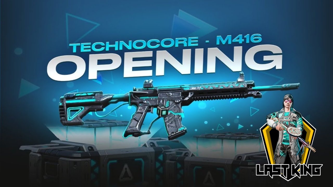 TECHNOCORE M416 CRATE OPENING CORE M4 LUCKY SPIN NEW CORE M416 SPIN PUBG MOBILE BGMI |LAST KING|