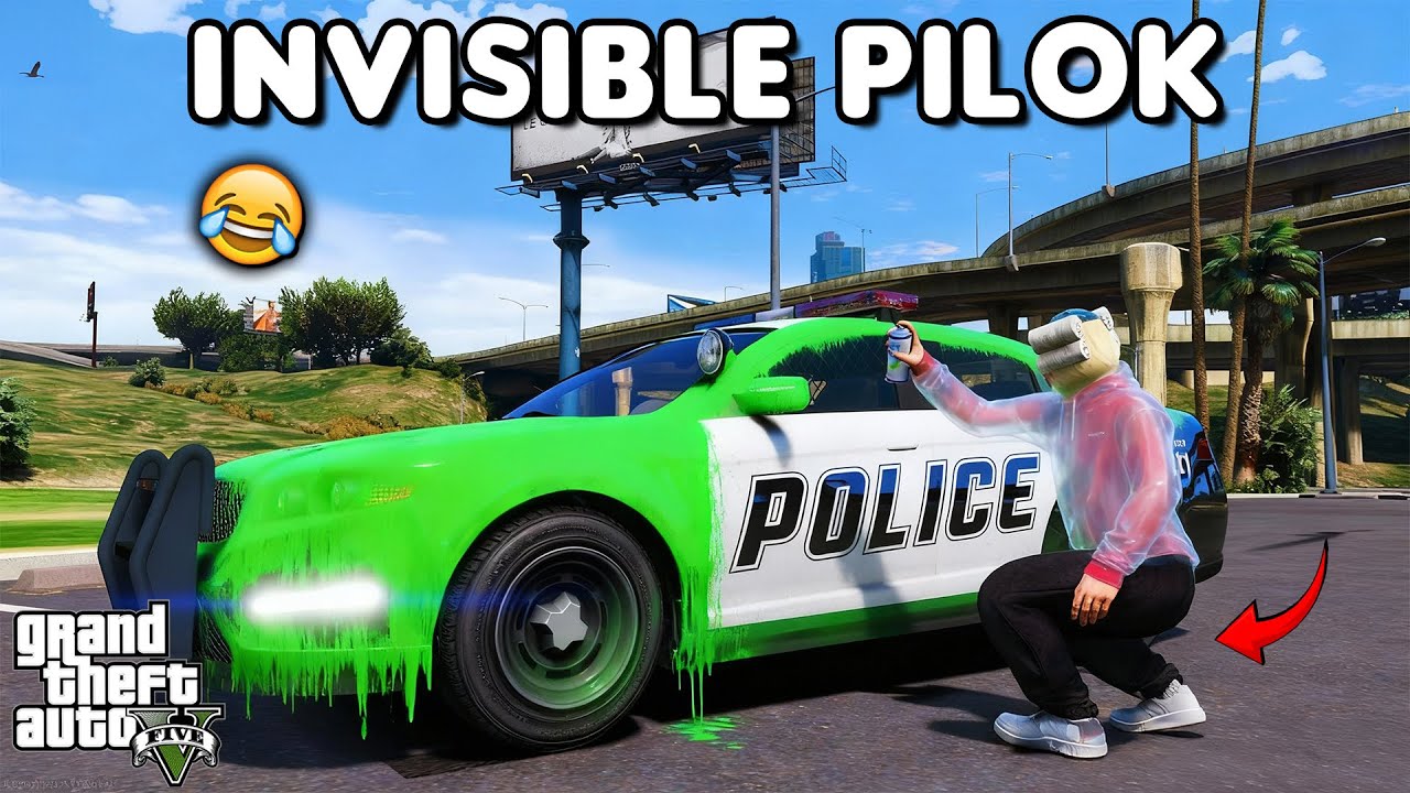 PILOK SEMUA MOBIL PAKE INVISIBLE - GTA 5 ROLEPLAY