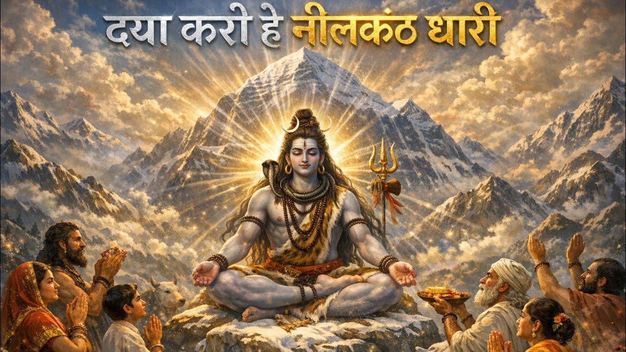 दया करो हे नीलकंठ धारी 🙏 | Powerful Shiv Bhajan | Mahadev Bhakti Song | New Shiva Bhajan 2026