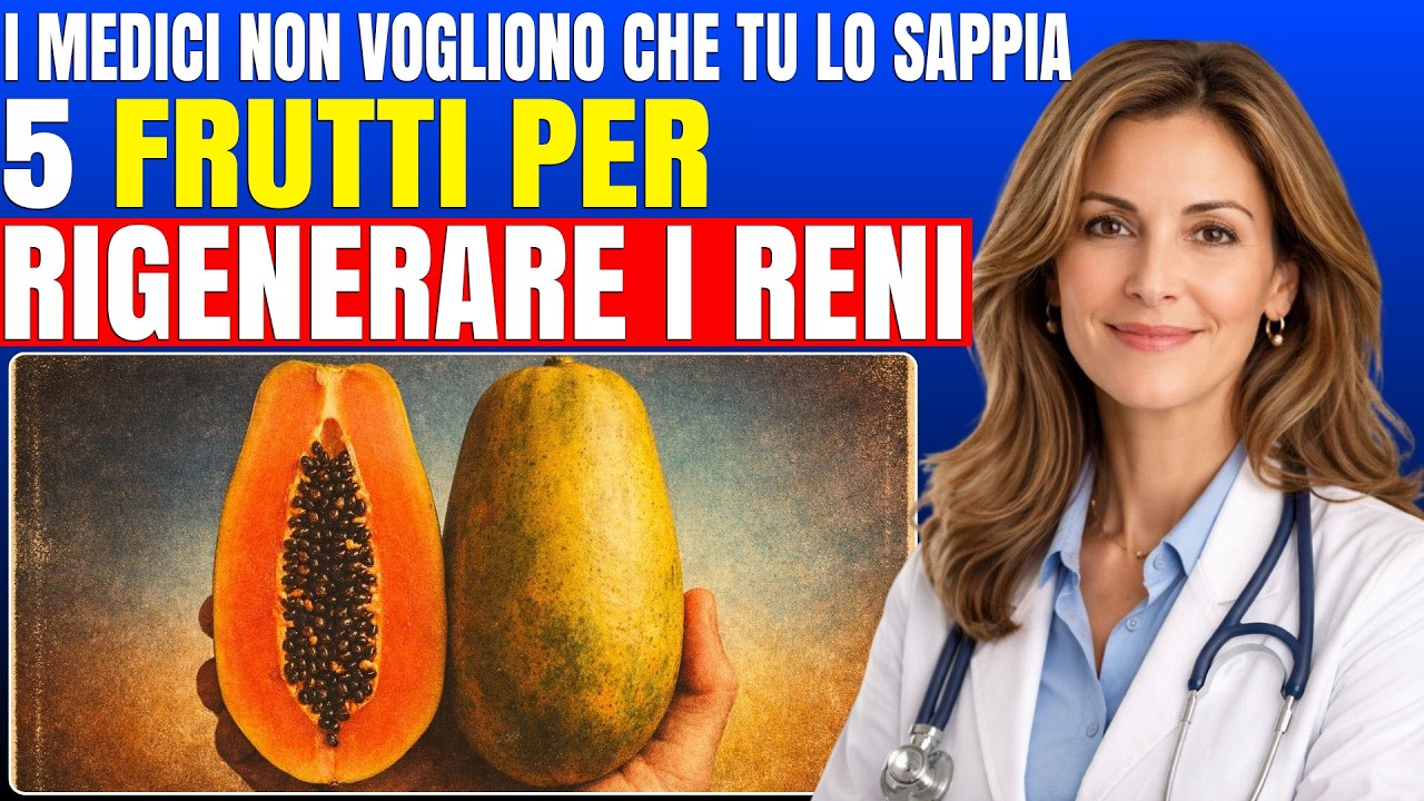 5 tipi di frutta da mangiare la SERA che aiutano a proteggere i reni dopo i 60 anni!