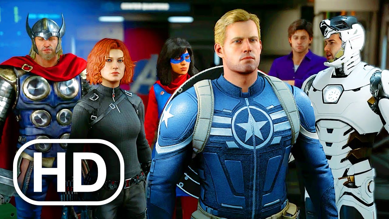 Avengers 5 Year Reunion Scene 4K ULTRA HD - Marvel's Avengers