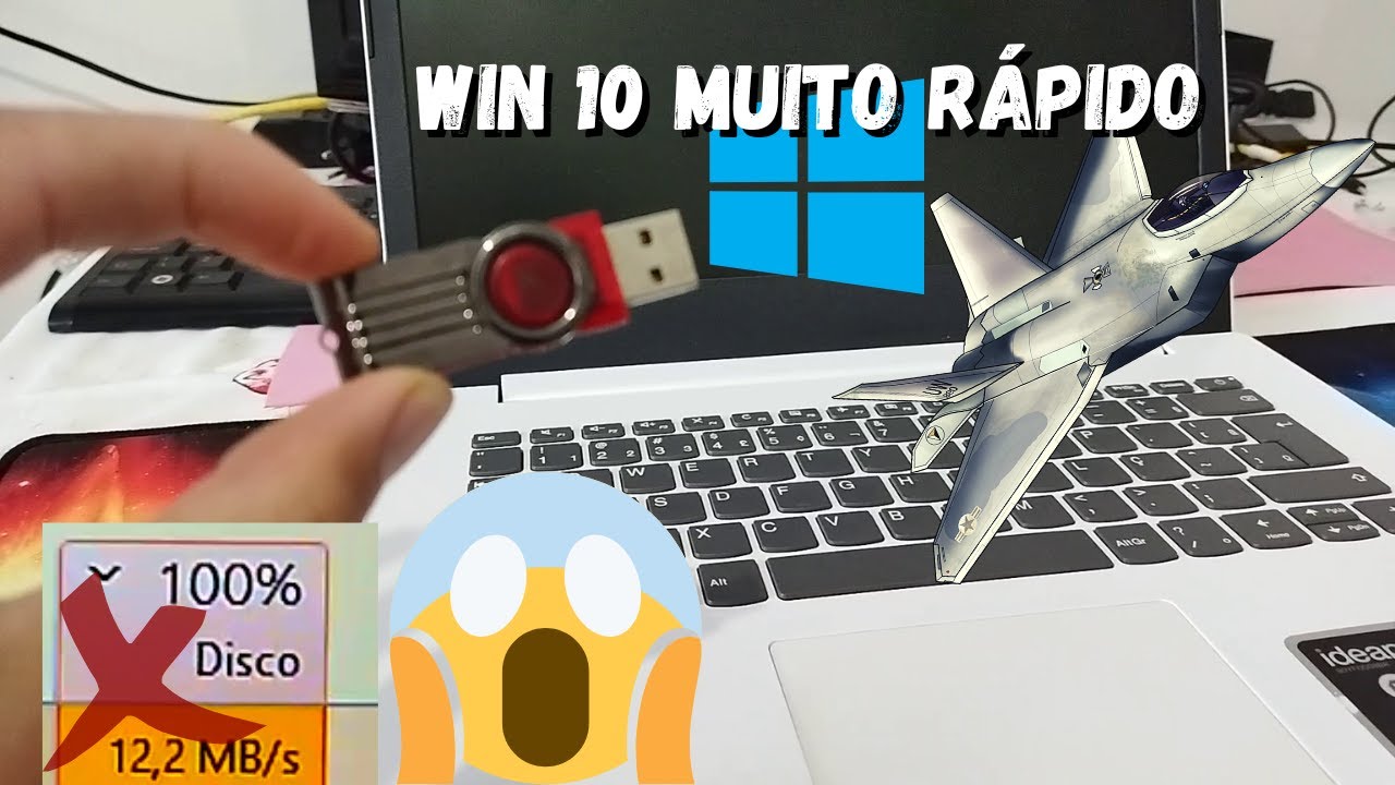 Deixando Notebook 10x mais rápido com Windows 10 ultra lite (para leigos)