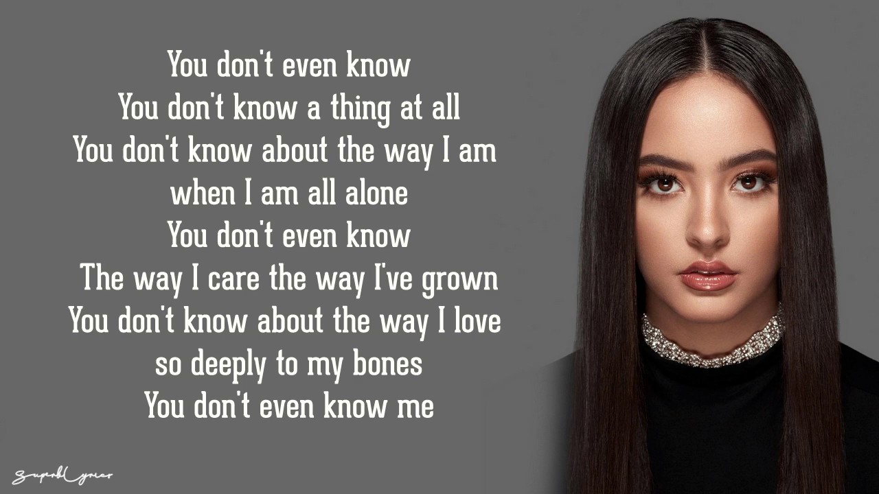 Faouzia - You Don't Even Know Me (Lyrics)