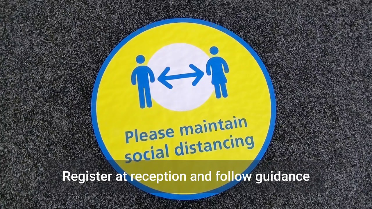 Darlington Arena Covid-19 Vaccination Centre - Patient walk-through