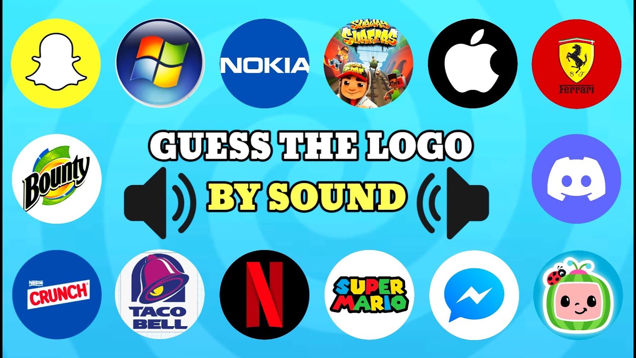 Guess logo by their Sound / logo theme Sound / logo quiz #quiz #logoquiz #logo