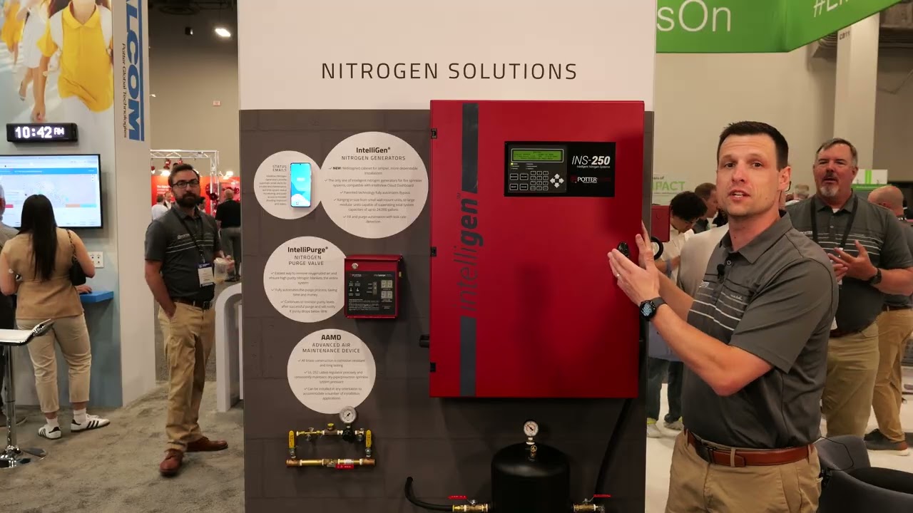 A look at Potter's newly redesigned INS Series Nitrogen Generators