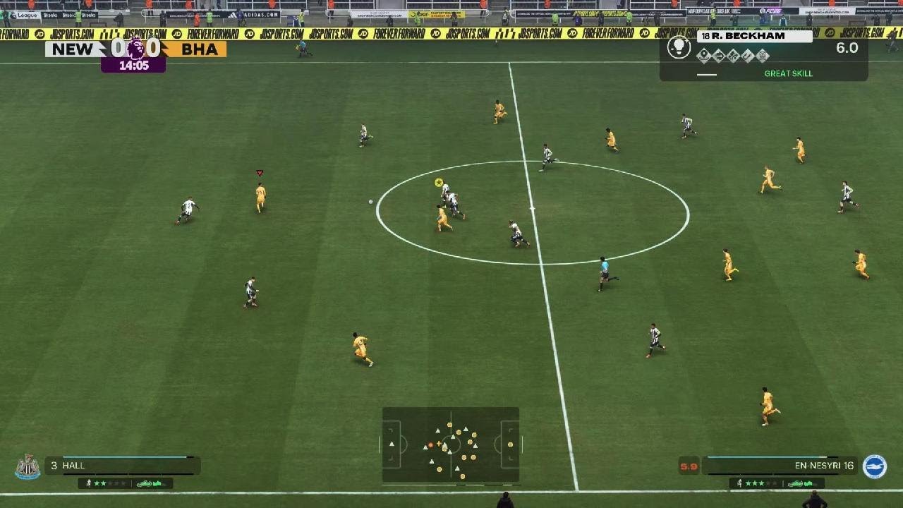 Fc26 Career mode Newcastle vs Brighton